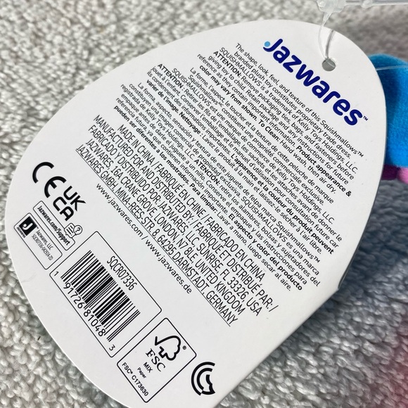 Squishmallows Blue and Pink Boyle Fruit Bat Bat Plush Toy Stuffed Animal - Picture 11 of 13